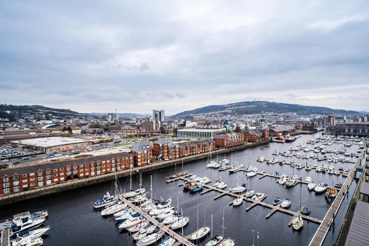 Coastal City Rooms - Waterfront Swansea Exteriér fotografie